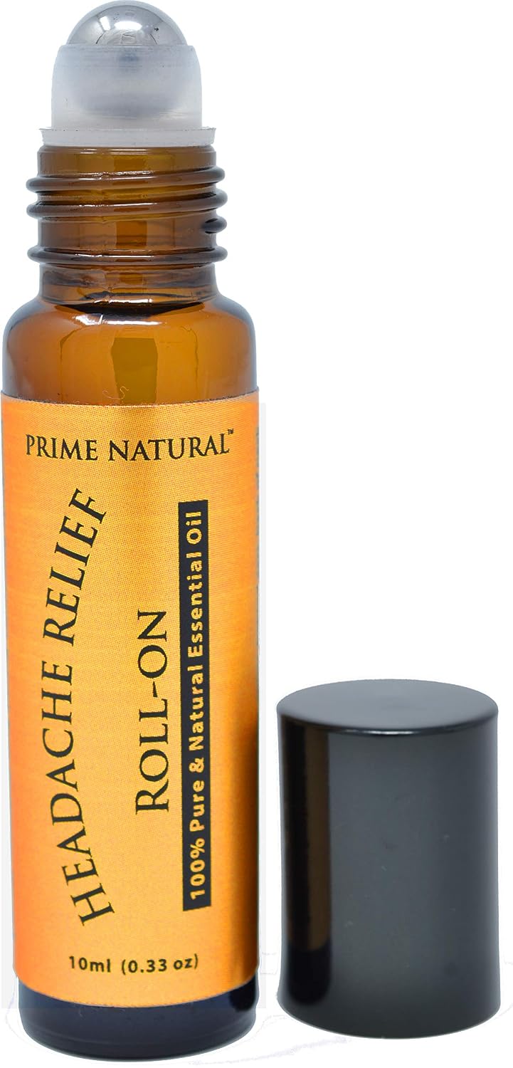 PRIME NATURAL Headache Relief Essential Oil Roll On 10ml