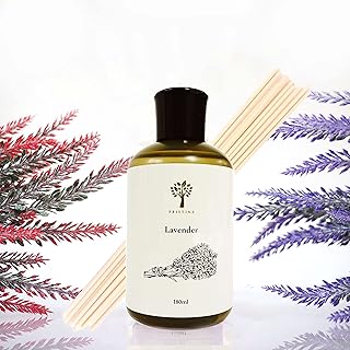 PRISTINE Lavender Dream Diffuser Refill with Free Reed Stick | Fresh Lavender Room Fragrance Reed Diffusers, Oil & Room Diffusers with Reeds Stick Set | Home Fragrance Scent Refill