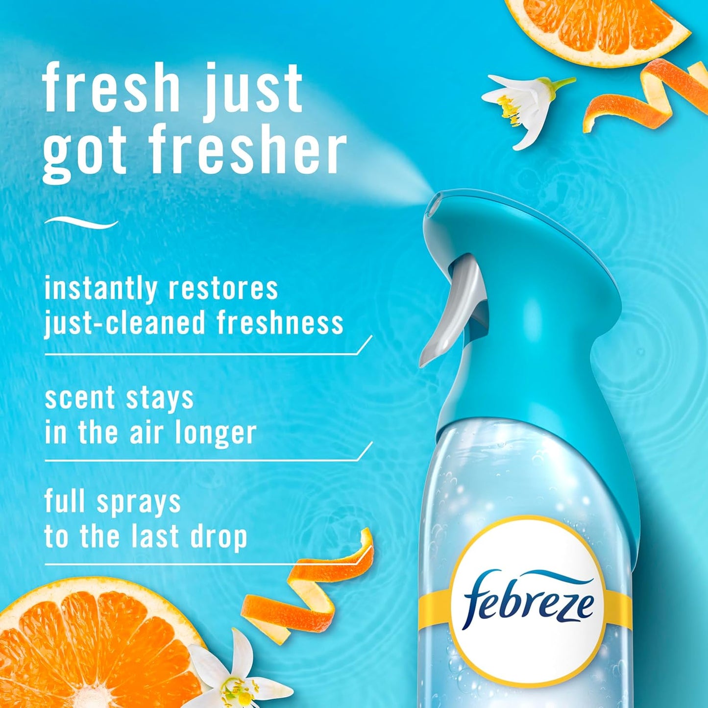 Febreze Air Mist, Air Freshener, Odor Fighting Room Spray, Deodorizer for Home Bathroom Kitchen Office Apartment, Soothe & Restore, Refresh & Energize, Romance & Desire Variety Pack, 8.1oz (Pack of 3)