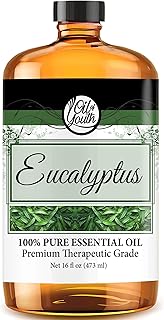 Oil of Youth Eucalyptus Essential Oil 16oz Large Bottle for Diffusers Aromatherapy and Home Use