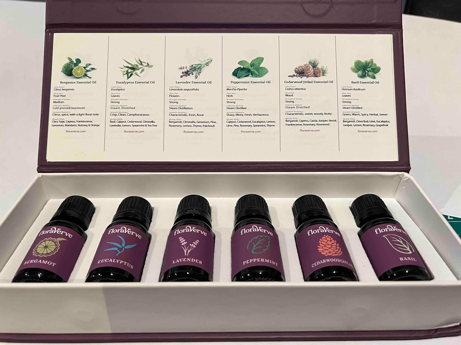 floraVerve Essential Oils Customized Set, Build Your Own Collection, All Natural & 100% Pure Aromatherapy Essential Oils, NO More Pre-Set Collection - Pick Only Those You Like! (6x10mL)