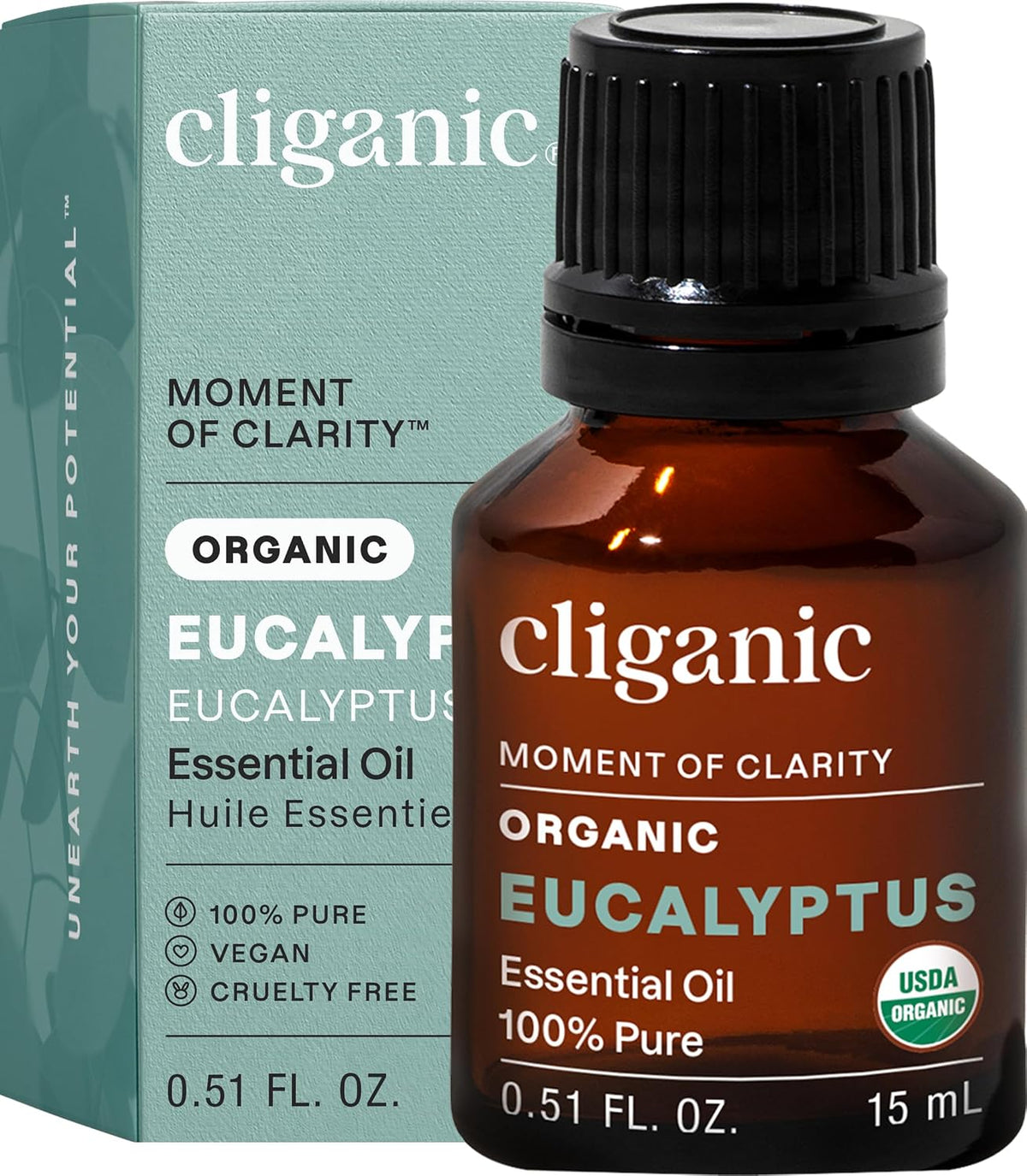 Cliganic Organic Eucalyptus Essential Oil for Diffuser