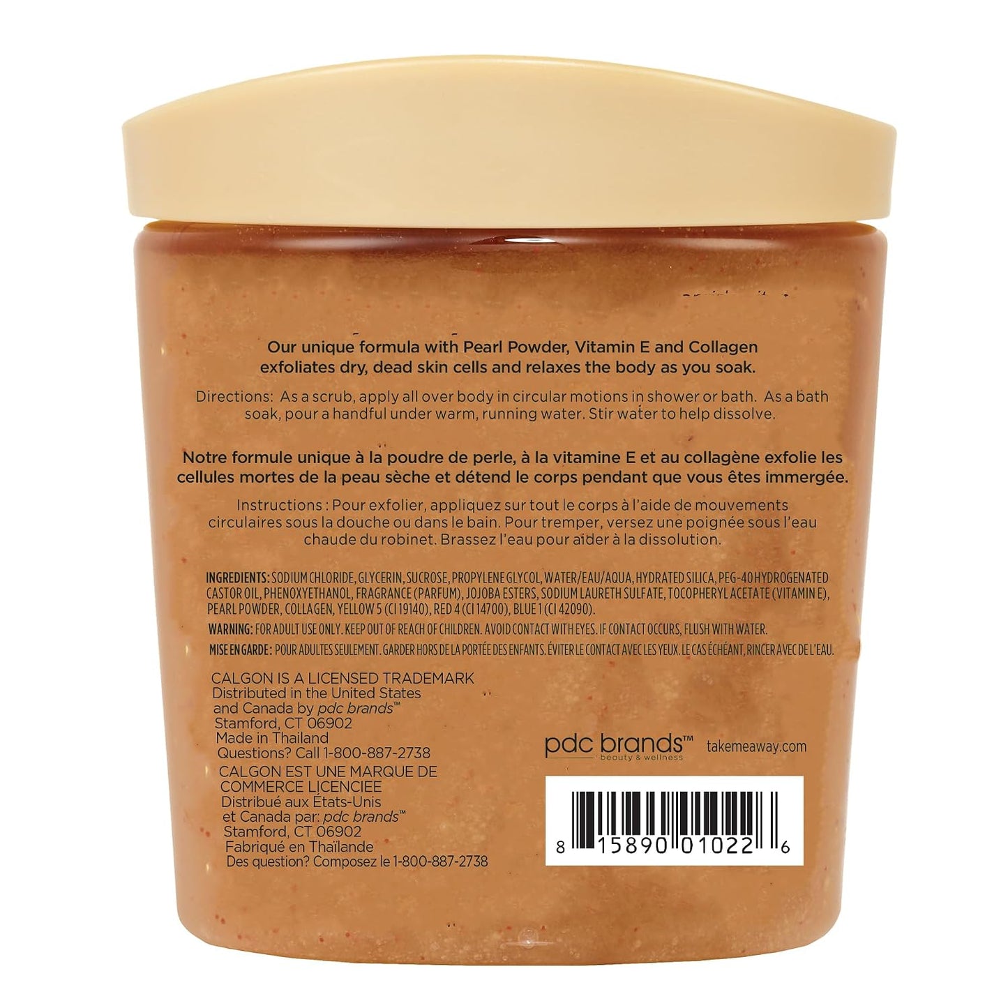 Calgon Ageless Bath Series Exfoliating Mineral Scrub and Soak (24 Ounce)