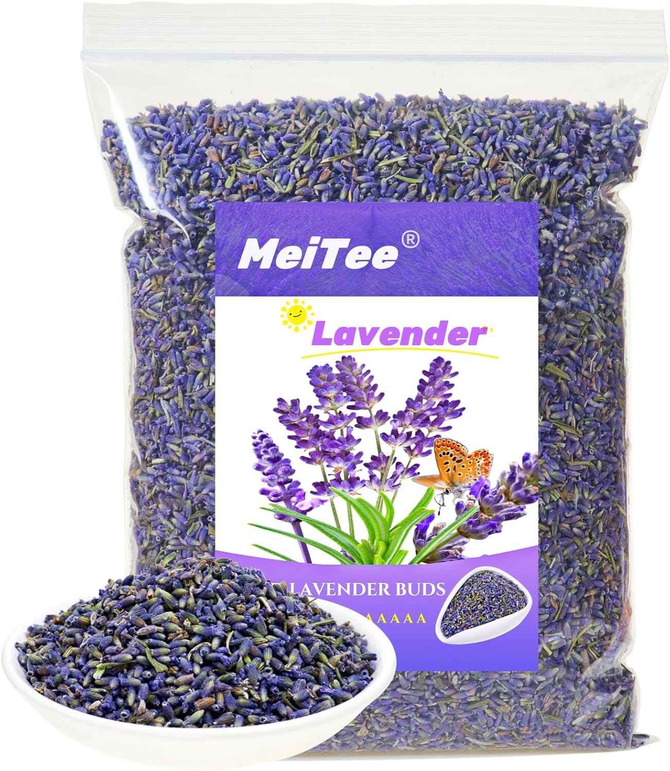 Dried Lavender Buds, Natural Lavender Flowers (7oz / 200g) for Weddings Parties Wardrobes Drawers Sachets Soap Making DIY Projects