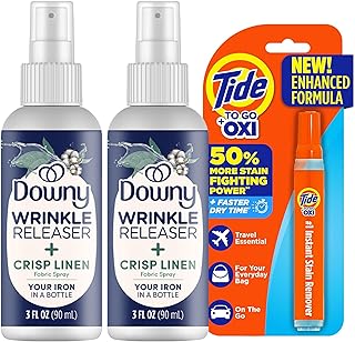 Downy Wrinkle Release Spray Bundle w/Bonus Tide Pen Sample - 3 Pack