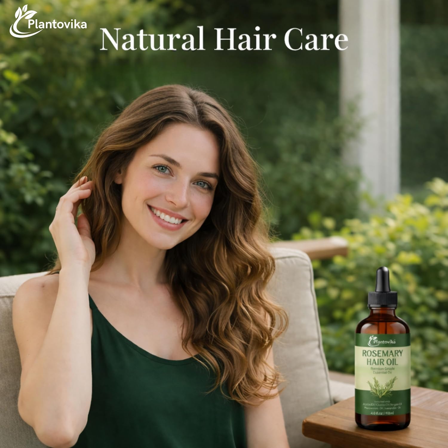 Rosemary Oil for Hair Growth - Hair Growth Oil with Jojoba, Castor, Argan, Peppermint & Lavender | Scalp & Hair Strengthening Treatment for Women & Men (2 Fl Oz)