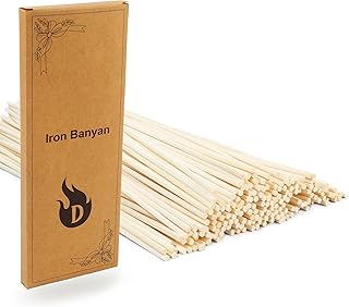 120PCS Reed Diffuser Sticks 7.5in/19CM Natural Rattan Wood Stick Diffuser Reeds Replacements Sticks for Home,SPA (Natural)