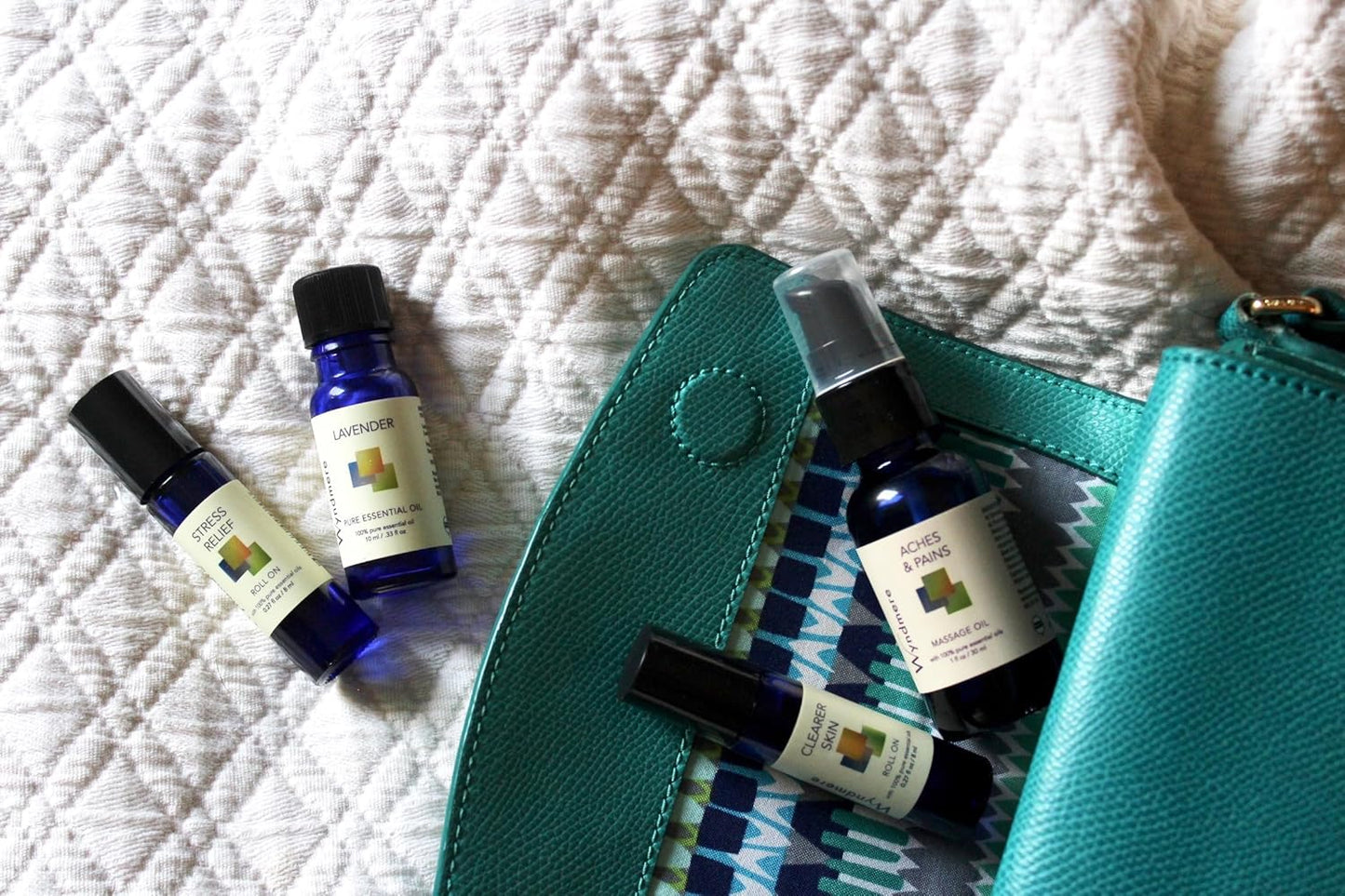 Wyndmere Stress Relief Aromatherapy Roll-On — Pure Essential Oils Pre-Diluted in Jojoba — 8ml