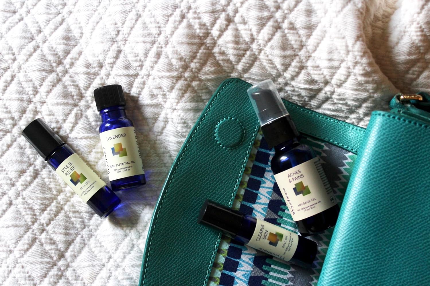 Wyndmere Stress Relief Aromatherapy Roll-On — Pure Essential Oils Pre-Diluted in Jojoba — 8ml