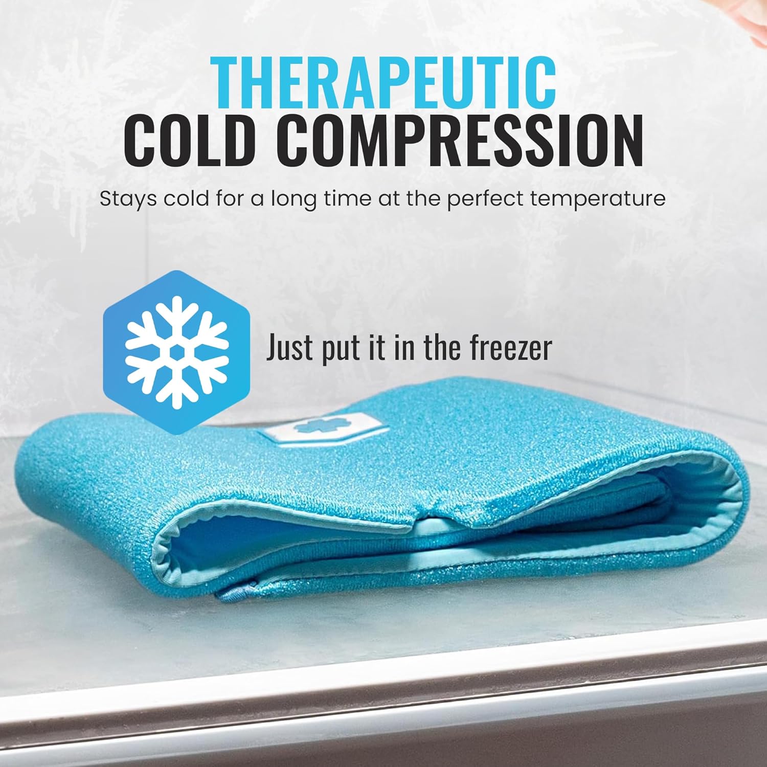 ICEWRAPS Migraine Cold Cap | Form-Fitting Migraine Relief Cap | Headache Relief Cap with 360° Head Coverage | Migraine Relief Products | Sinus Relief | Cold Therapy Headache Cap | FSA-HSA Eligible