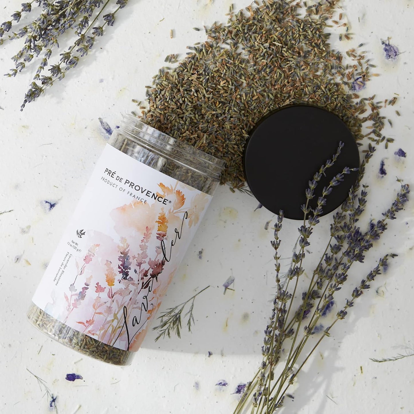 Pre de Provence Provincial Lavender Collection Soft Calming Scent for Your Home, Dried Blossoms, 4.2 oz