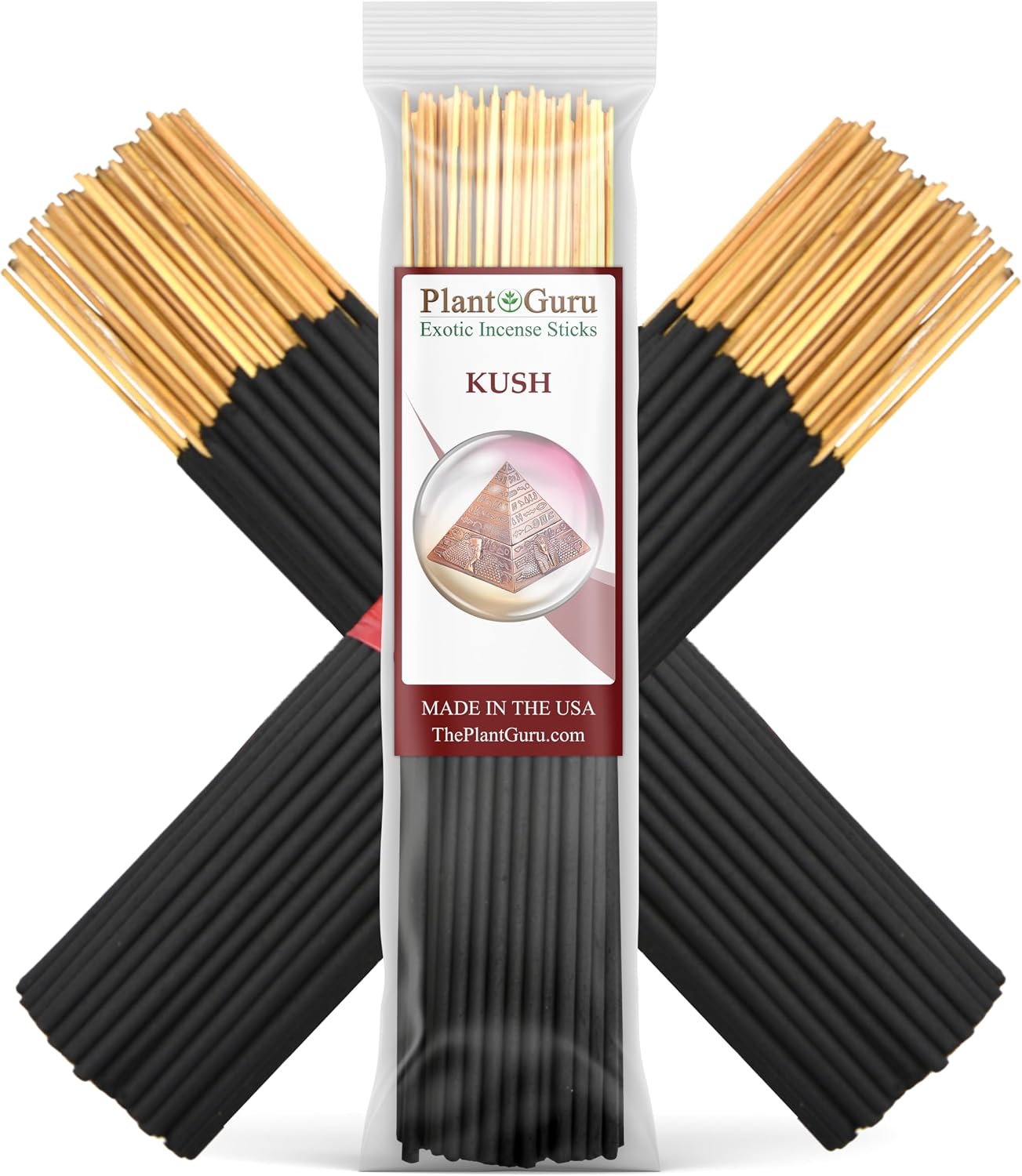 Kush Exotic Incense Sticks 7 Inch - Bulk 1 Bundle 85 to 100 Sticks - Natural 7" Long Lasting Aroma That Burns for 30 to 45 Minutes.