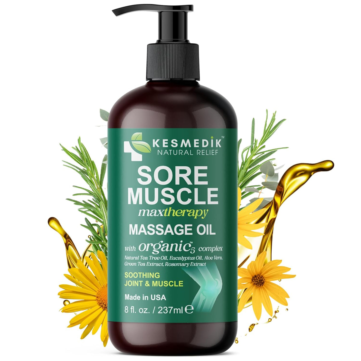 Soothing Muscle Massage Oil