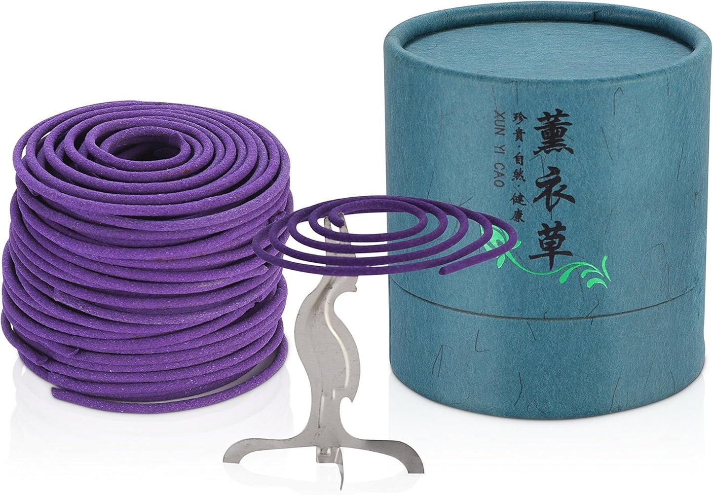 Miupoo Fragran Coil Incense for Incense Burner Small Siral Lavender