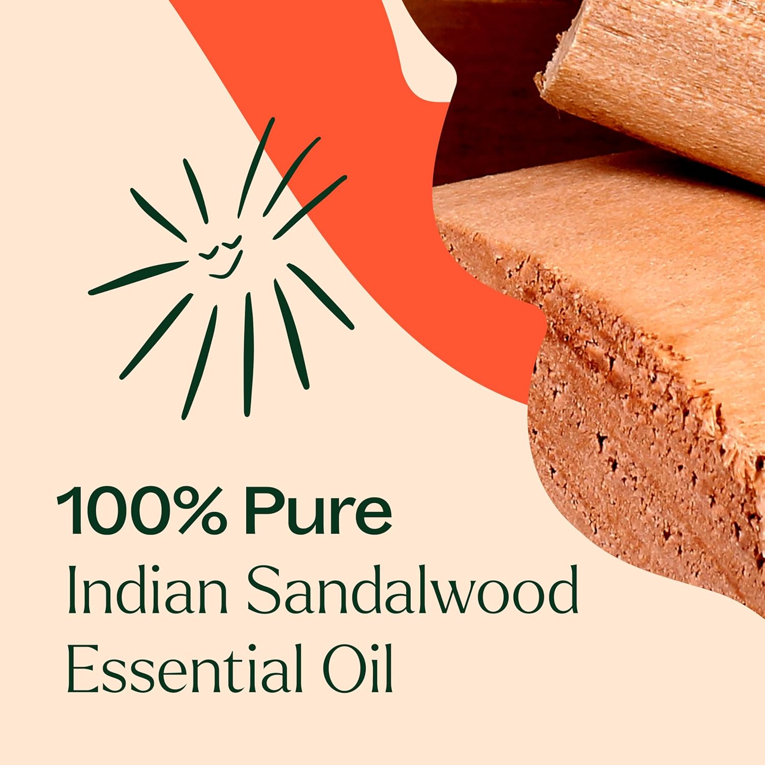 Plant Therapy Indian Sandalwood Essential Oil 2.5 mL (1/12 oz) 100% Pure, Undiluted, Soothing Essential Oils for Skin, Relaxation, and Restful Sleep