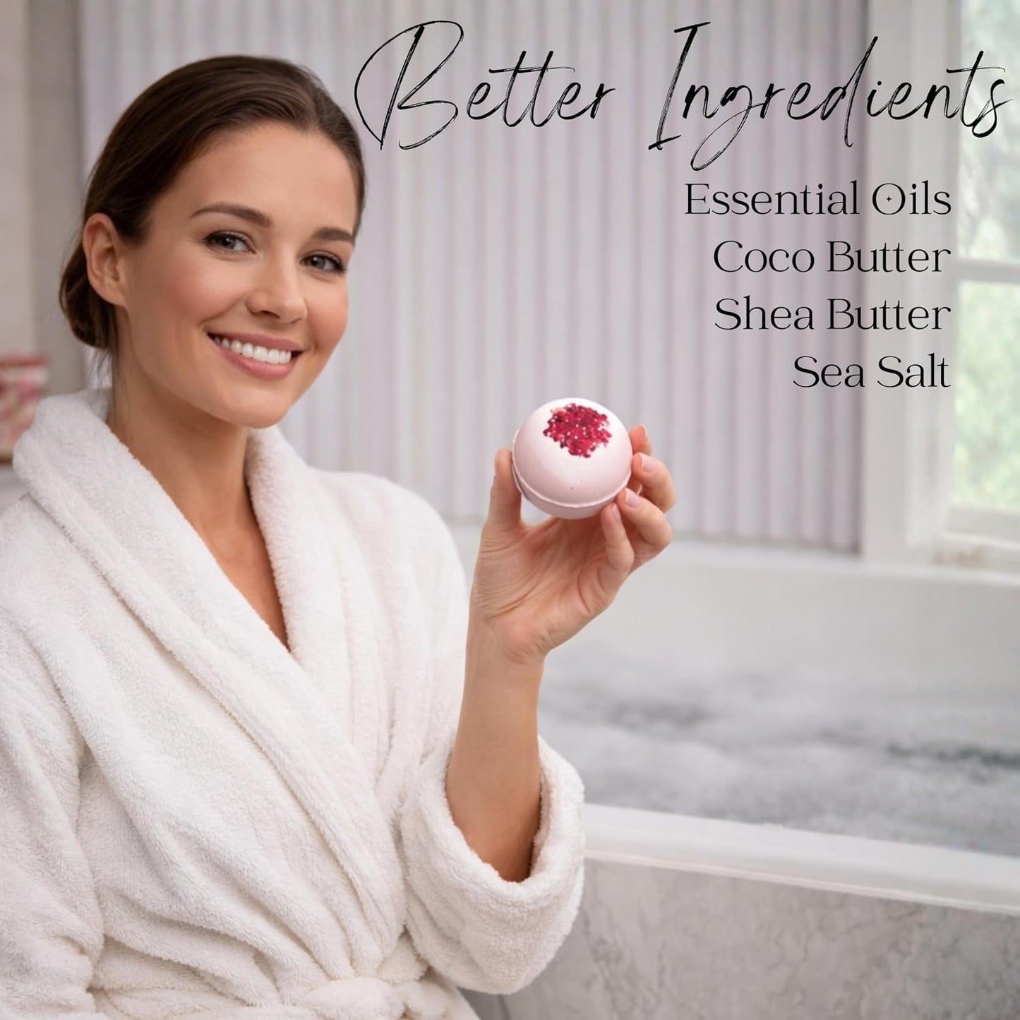 Beautiful Gift Sets for Women - 12 Beautiful Inspire Organic Bombs Bombs & 15 Inspire Breathe Shower Steamers Eucalyptus and Mint