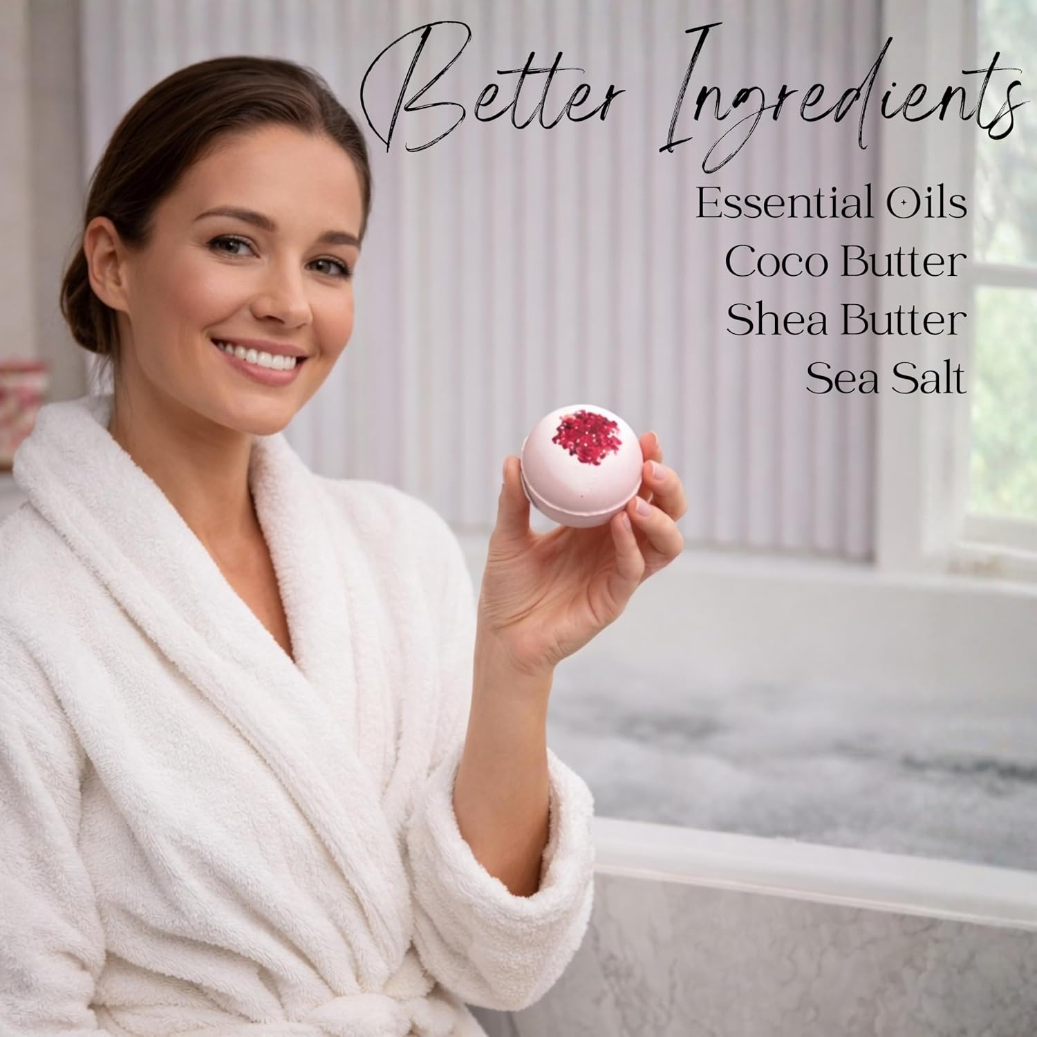 Beautiful Gift Sets for Women - 12 Beautiful Inspire Organic Bombs Bombs & 15 Inspire Breathe Shower Steamers Eucalyptus and Mint