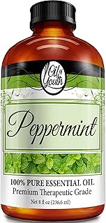 Oil of Youth Peppermint Essential Oil 8 oz - Aromatherapy Grade Bulk Peppermint Oil