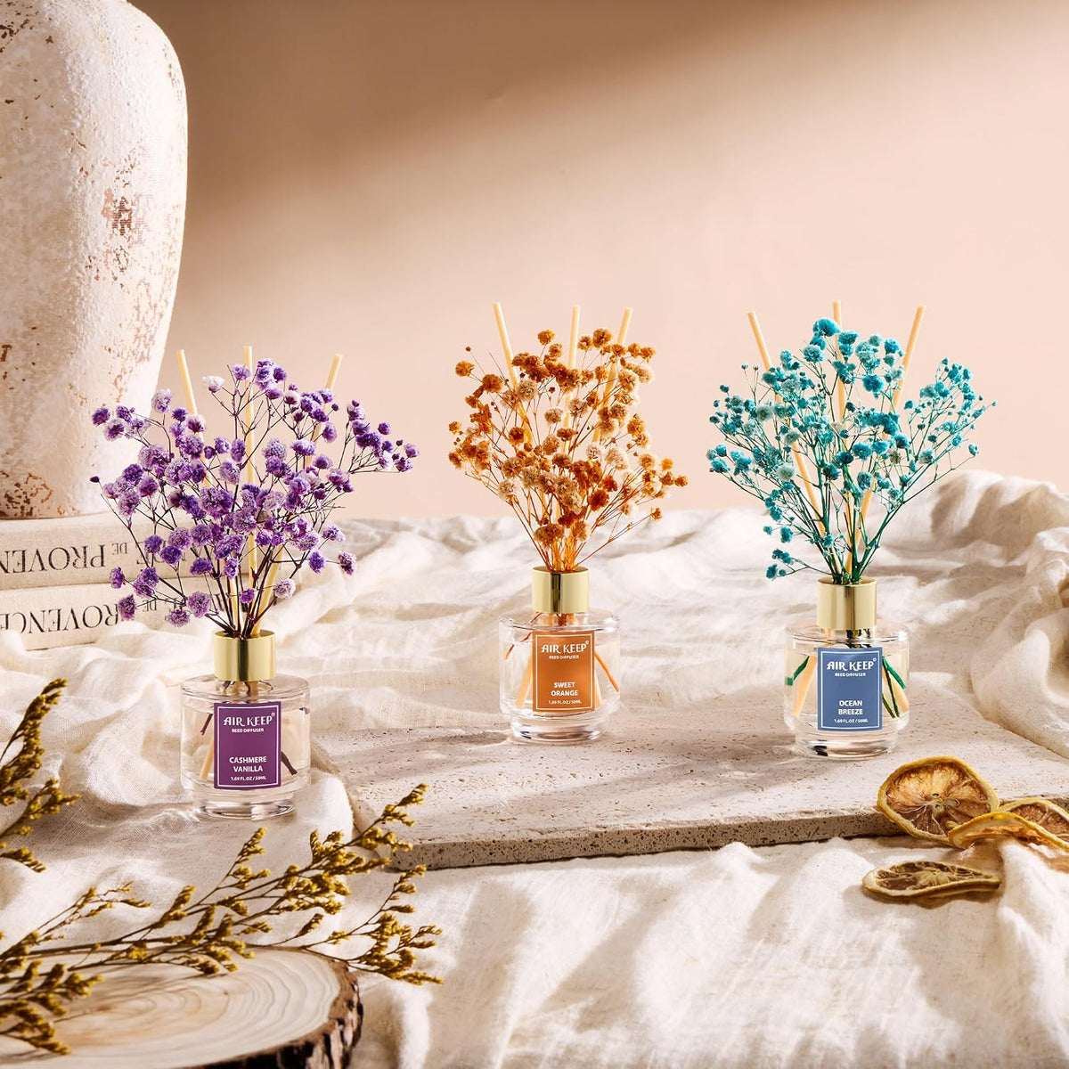 Airkeep Reed Diffuser Set of 3
