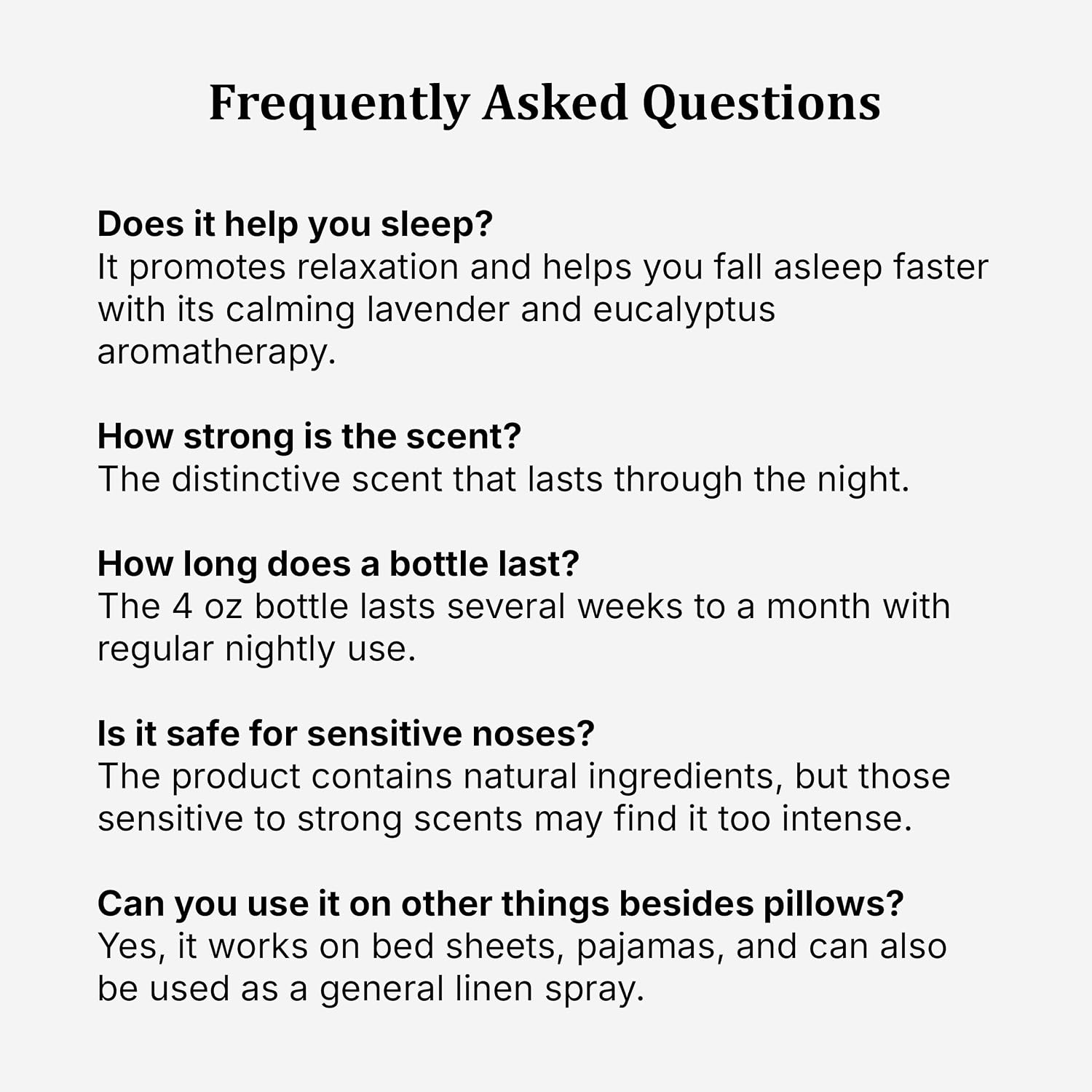 European Spa Source Sleep Well Eucalyptus + Lavender Pillow Mist Spray for Aromatherapy, At Home Spa Experience, Tension Relief, Sleep Support, and Relaxation, 4 fl oz.