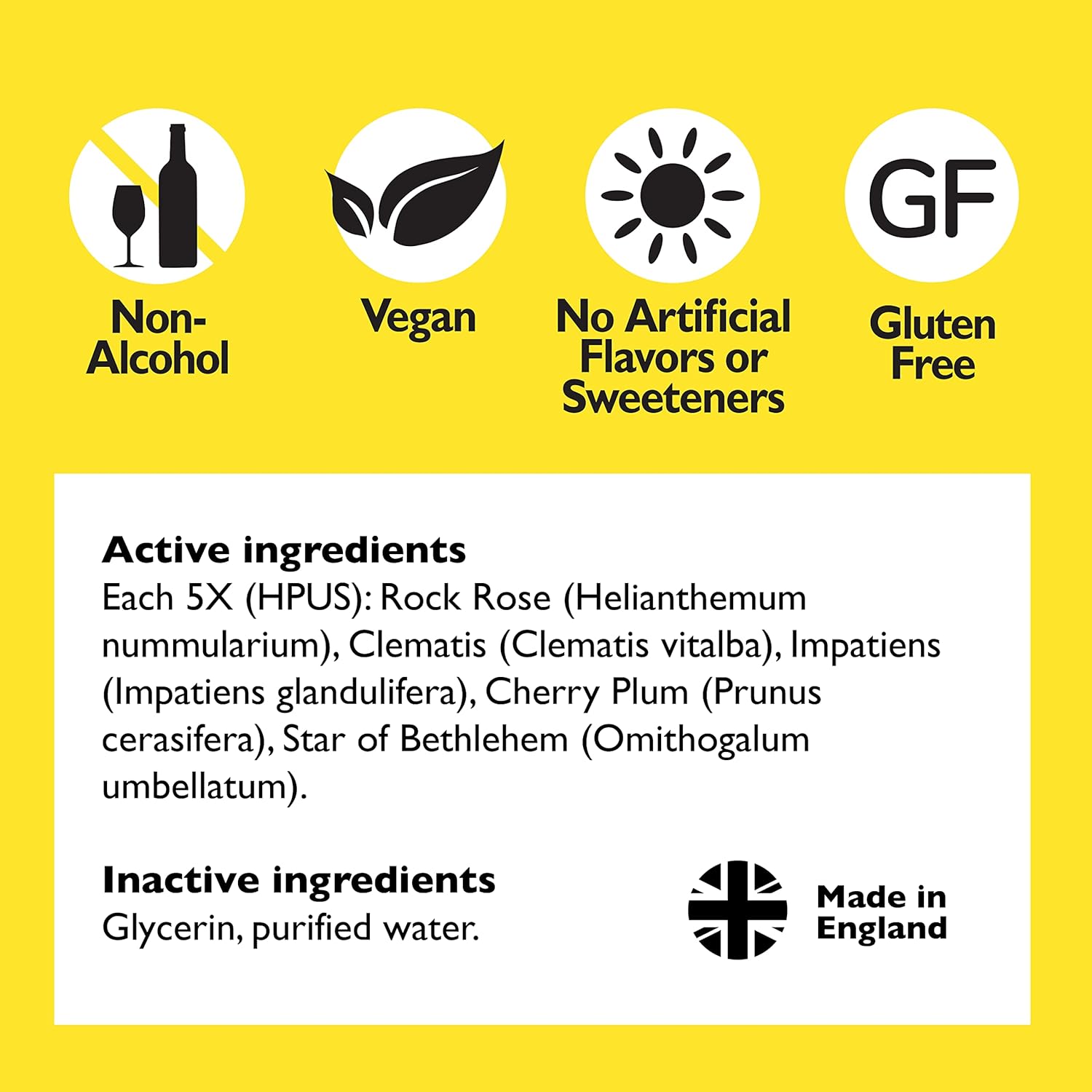 Bach Rescue Remedy Dropper 10mL, Natural Stress Relief, Homeopathic Flower Essence, Vegan, Gluten & Sugar-Free, Non-Habit Forming (Non-Alcohol Formula)