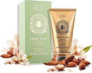 Panier des Sens – Sweet Almond Hand Cream – Moisturizing Hand Lotion for Dry Skin – Premium French Hand Cream, Softening Care for Women, 97% Natural Ingredients, 2.5 Fl Oz