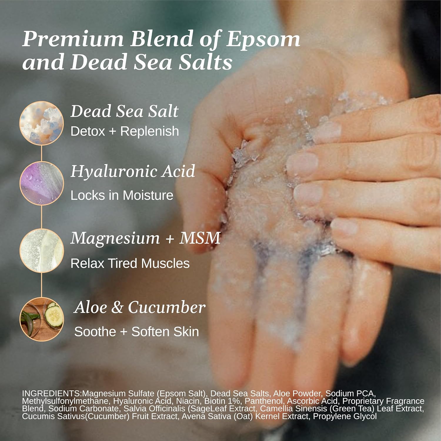 Relax Spa & Bath, Epsom & Dead Sea Salts, Aromatherapy Bath Salts for Hot Tub, Bath, or Spa, Infused with Magnesium, Recover Athletic Soak Therapy