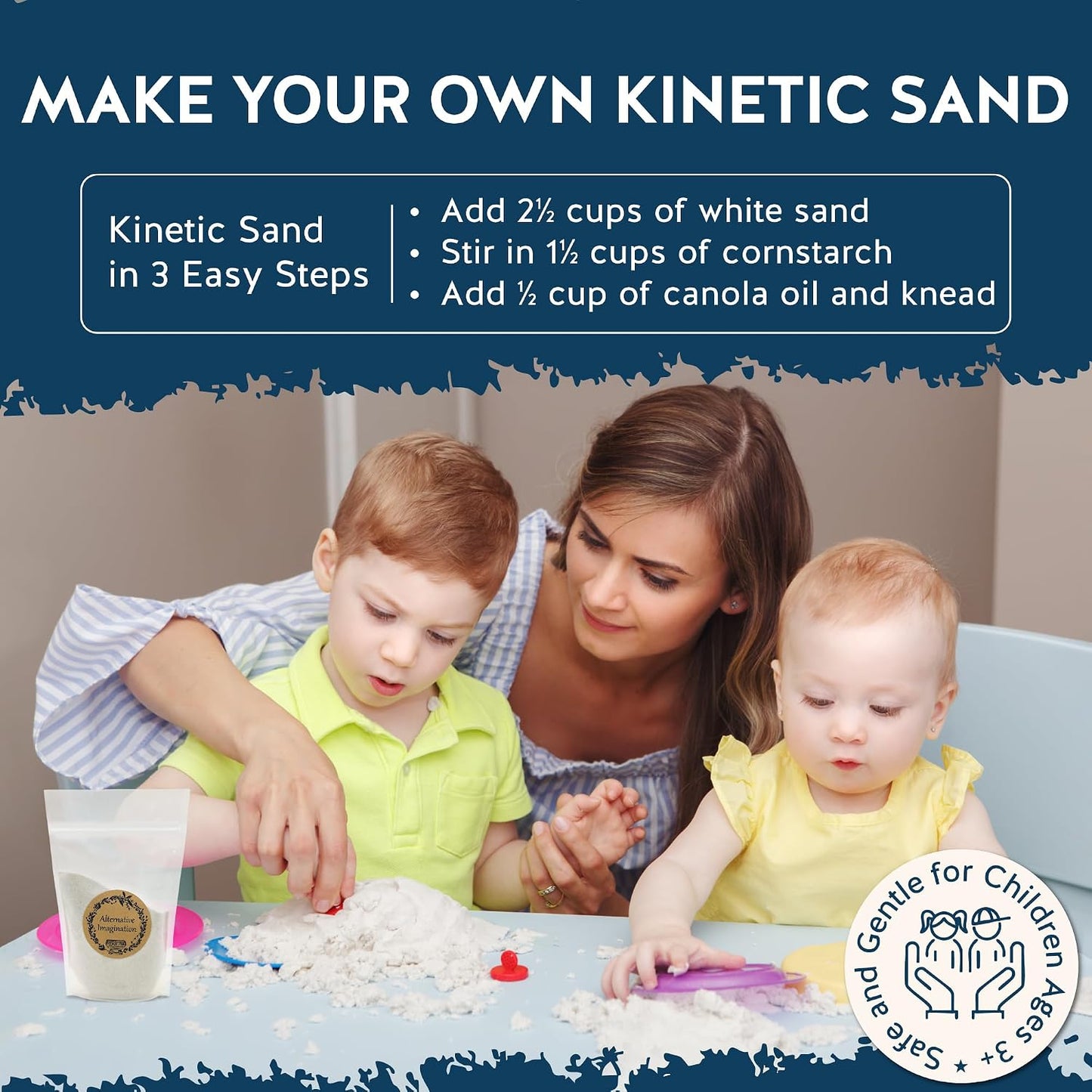Alternative Imagination White Fine Colored Sand for Ritual Use, Zen Gardens, Incense Burners, Smudging Bowls, Unity Ceremonies, Mandalas, Spiritual Practices, Arts & Crafts (1 Pound)