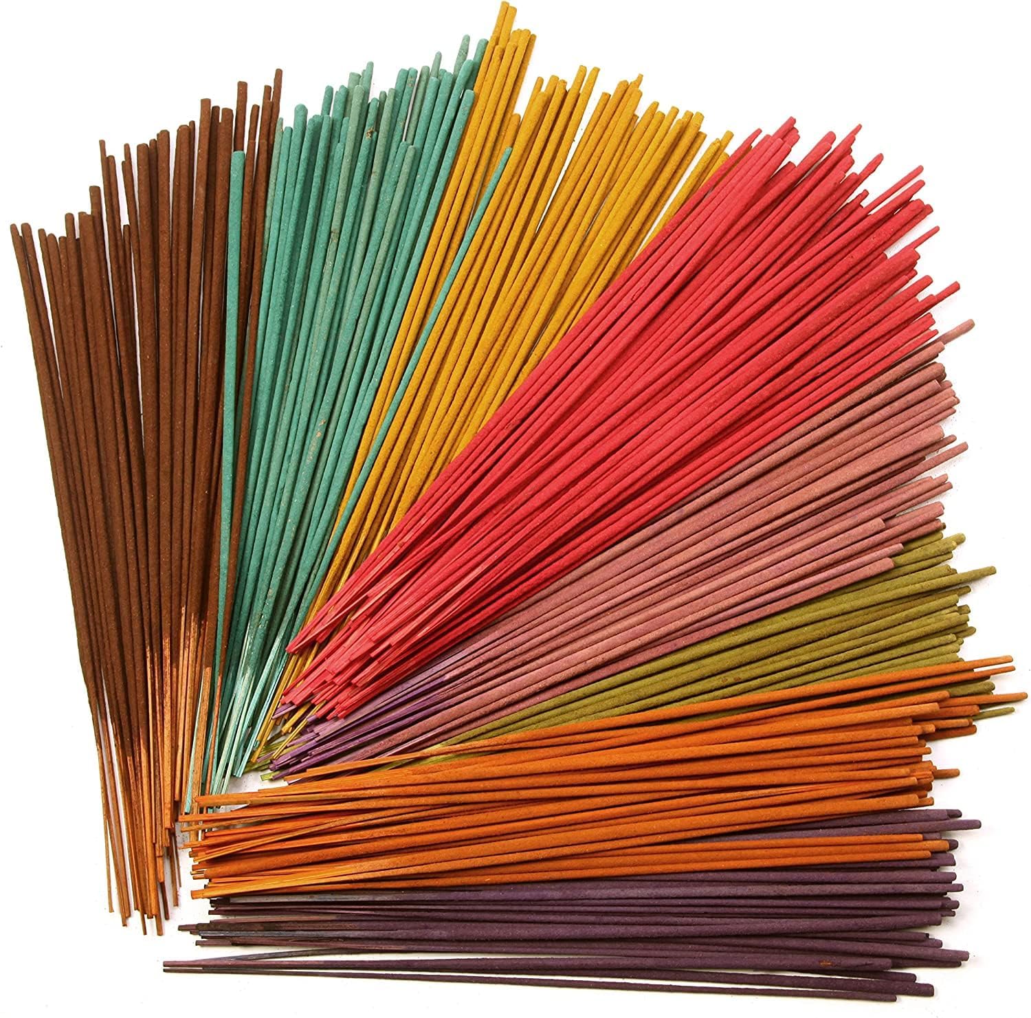 Hosley 480-Pack Assorted Incense Sticks, 12 Scents Incl. Nag Champa, Lavender, Dragon’s Blood, Grab Bag, Ideal for Meditation, Aromatherapy, Home, Gifts