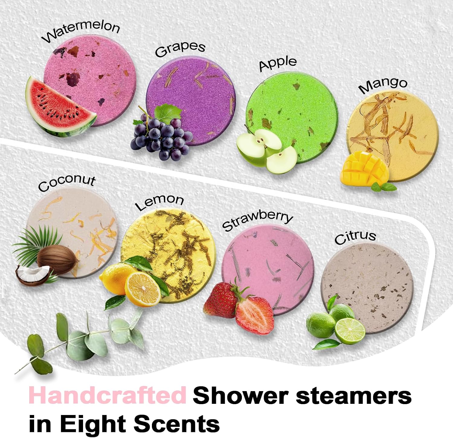 SWCANDY Shower Steamers Aromatherapy Teen Girl Gifts Trendy Stuff Travel Essentials for Women 8 Pcs Natural Essential Oils, Stress Relief Relaxation Home Spa Experience