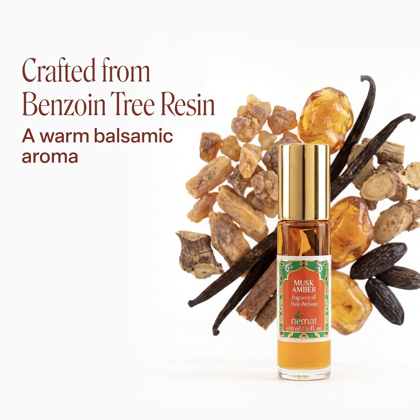 Nemat Fragrances – Musk Amber Roll-on Perfume (10ml / .34fl Oz)