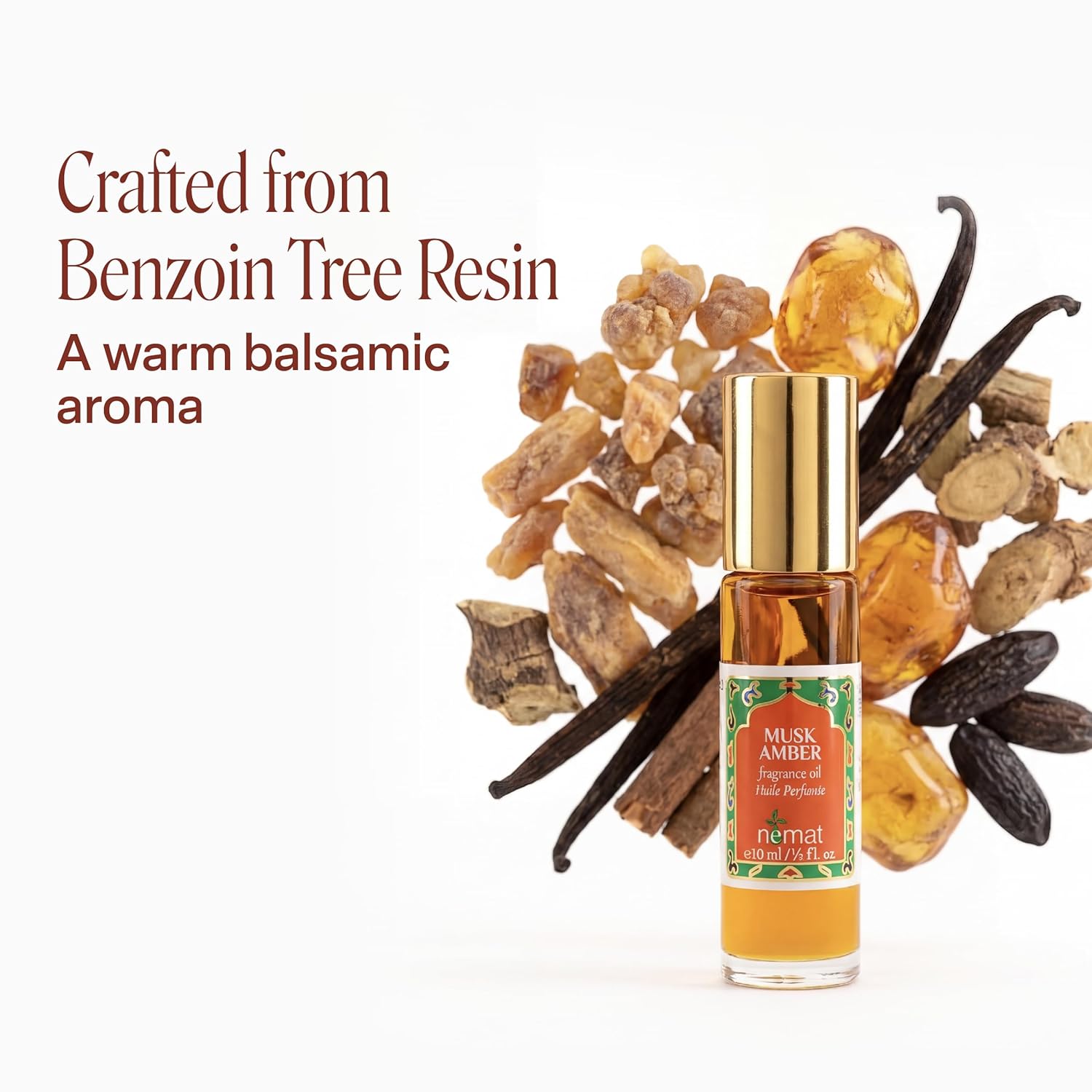 Nemat Fragrances – Musk Amber Roll-on Perfume (10ml / .34fl Oz)