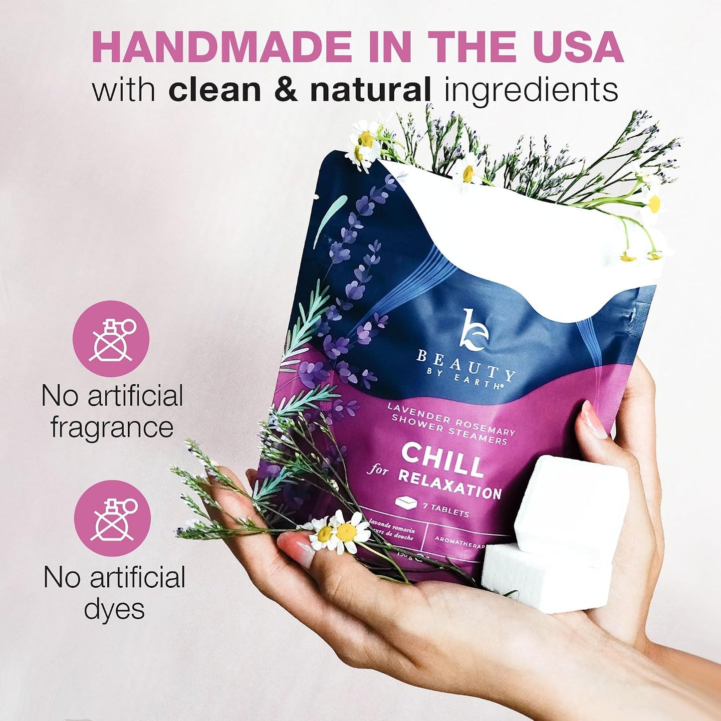 Shower Steamers Aromatherapy - USA Made with Natural Ingredients, Shower Bombs with Essential Oil, Self Care Gifts for Women & Men