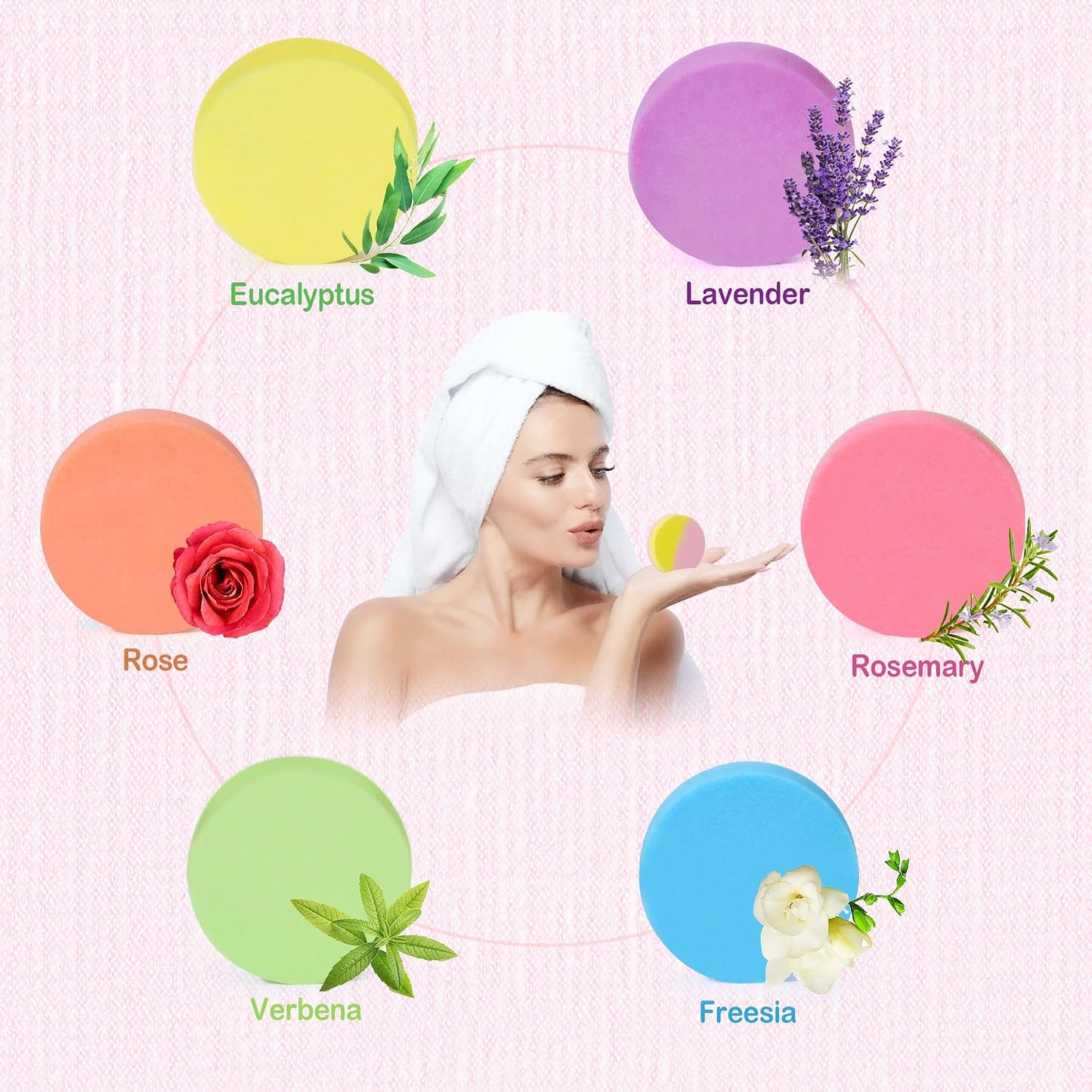 leoce Shower Steamers Multi-Quantity Packed Women/Men Gift Set Aromatic Shower Bombs, Individually Wrapped Tablets for Mother's Day & Anniversaries (15pcs)