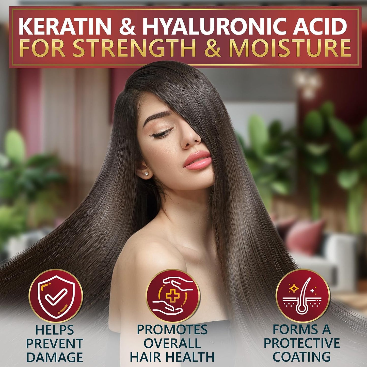 NATURAVIS Shower Steamers Aromatherapy Gift Set and Keratin Shampoo and Conditioner Set with Hyaluronic Acid