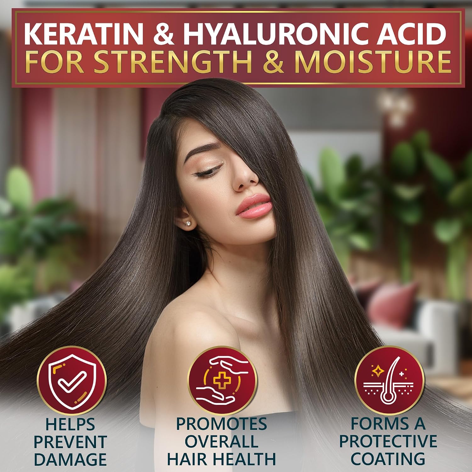 NATURAVIS Shower Steamers Aromatherapy Gift Set and Keratin Shampoo and Conditioner Set with Hyaluronic Acid