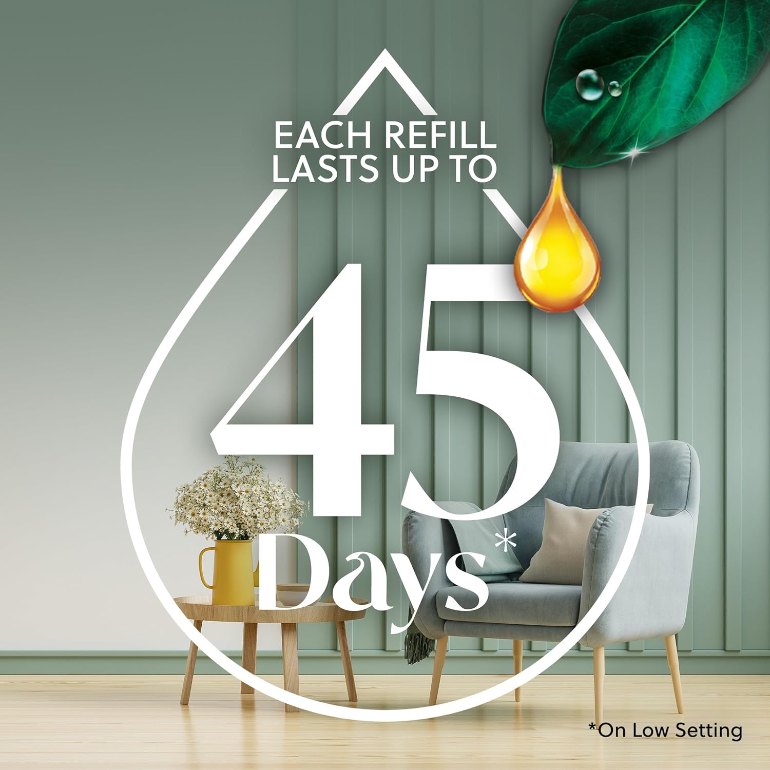 Air Wick Essential Mist Refill, 2 ct, Lush Honeysuckle & Raspberry, Essential Oils Diffuser, Air Freshener