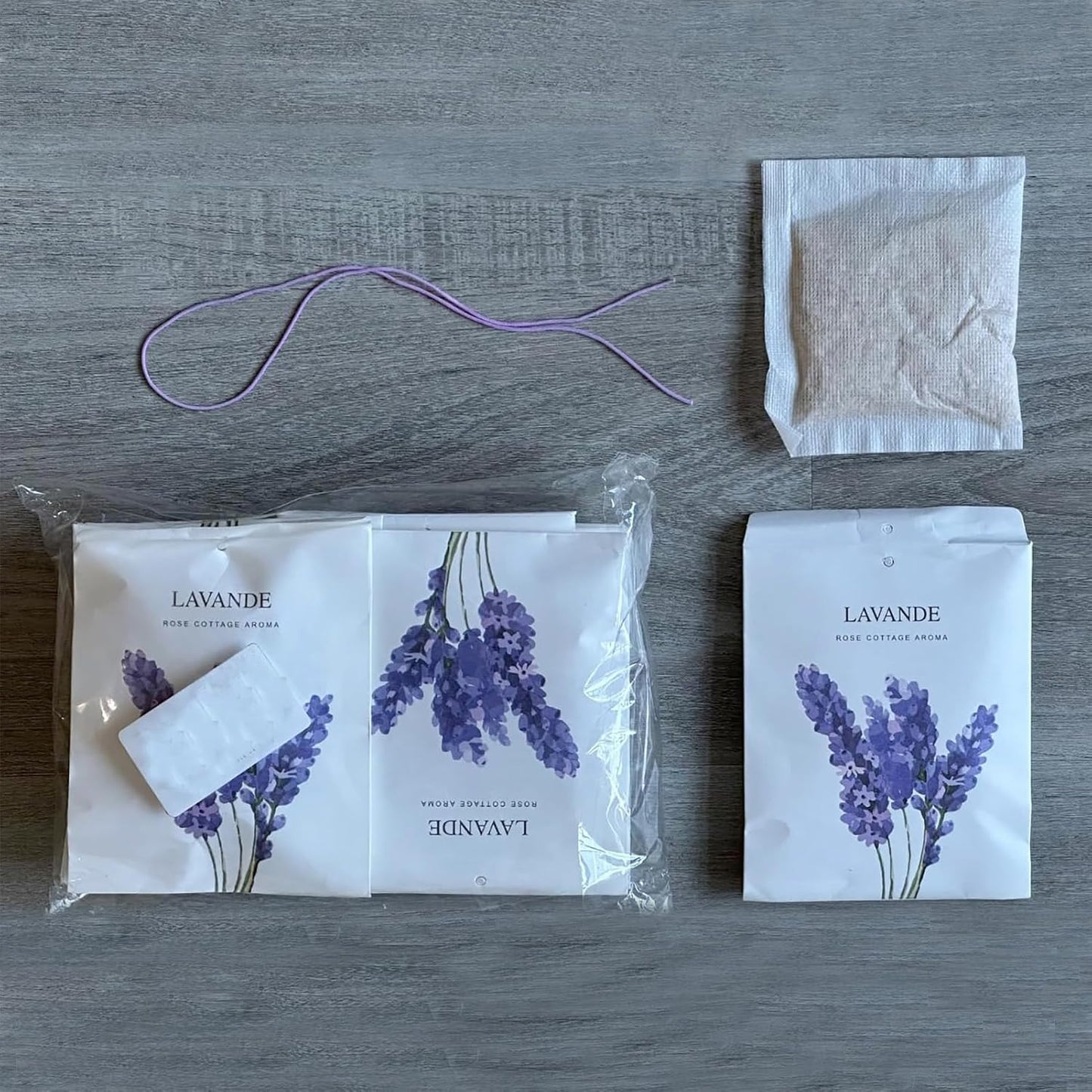 Jasmine Sachets, Fresh Scents Sachet Packets, Hanging Scent, Lavender Bags for Drawers and Closets, Closet Decor, Prayer Closet Essentials, Sachets Bags Drawer Deodorizers Home Fragrance, 6 Packs