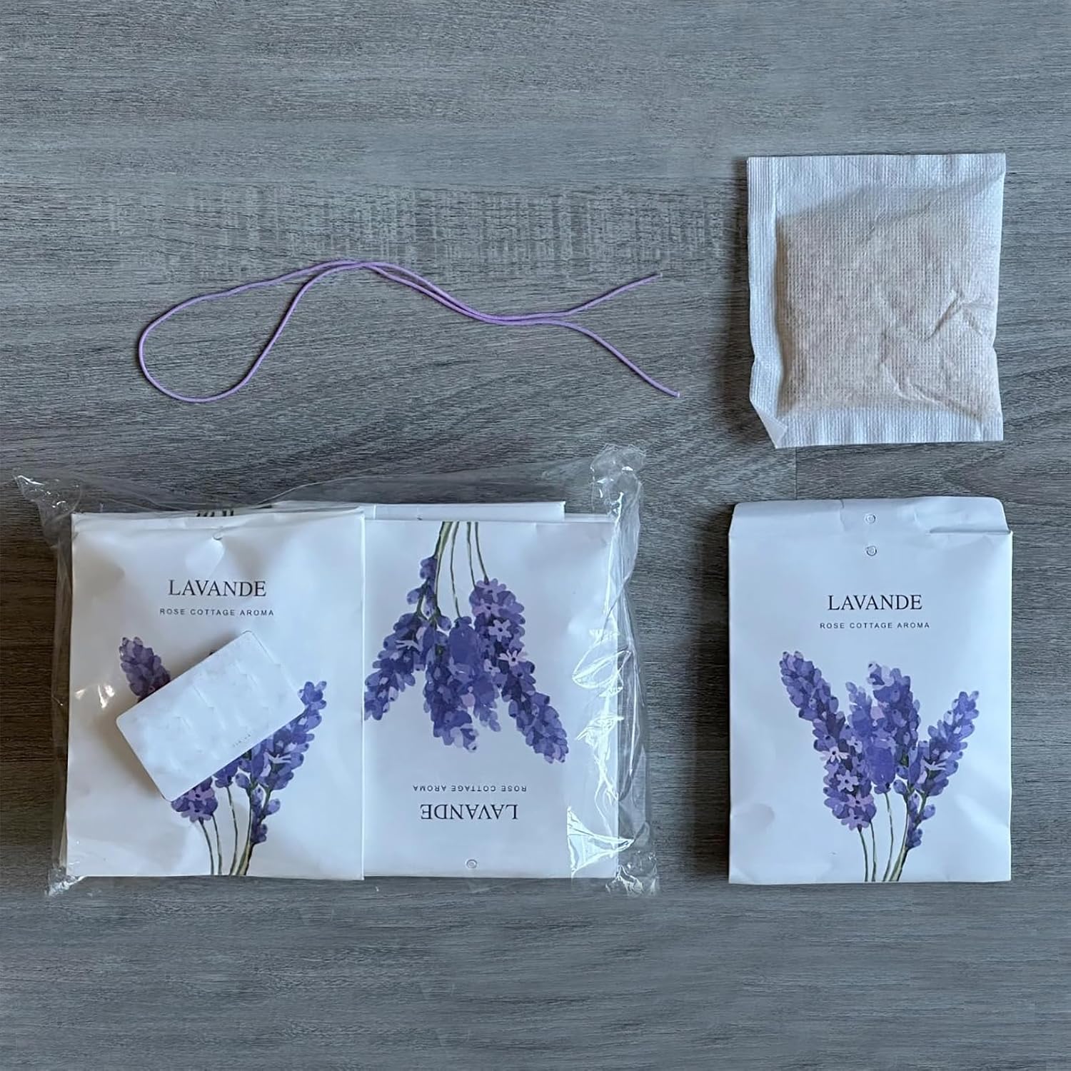 Jasmine Sachets, Fresh Scents Sachet Packets, Hanging Scent, Lavender Bags for Drawers and Closets, Closet Decor, Prayer Closet Essentials, Sachets Bags Drawer Deodorizers Home Fragrance, 6 Packs