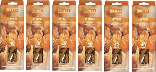 Hosley Natural Incense Cones Scents Gift Pack 240 Pcs, Incense Cones Variety Pack, 100% Organic, Ideal for Meditation, Aromatherapy, Spa, Home Fragrance, Wedding, Gifts