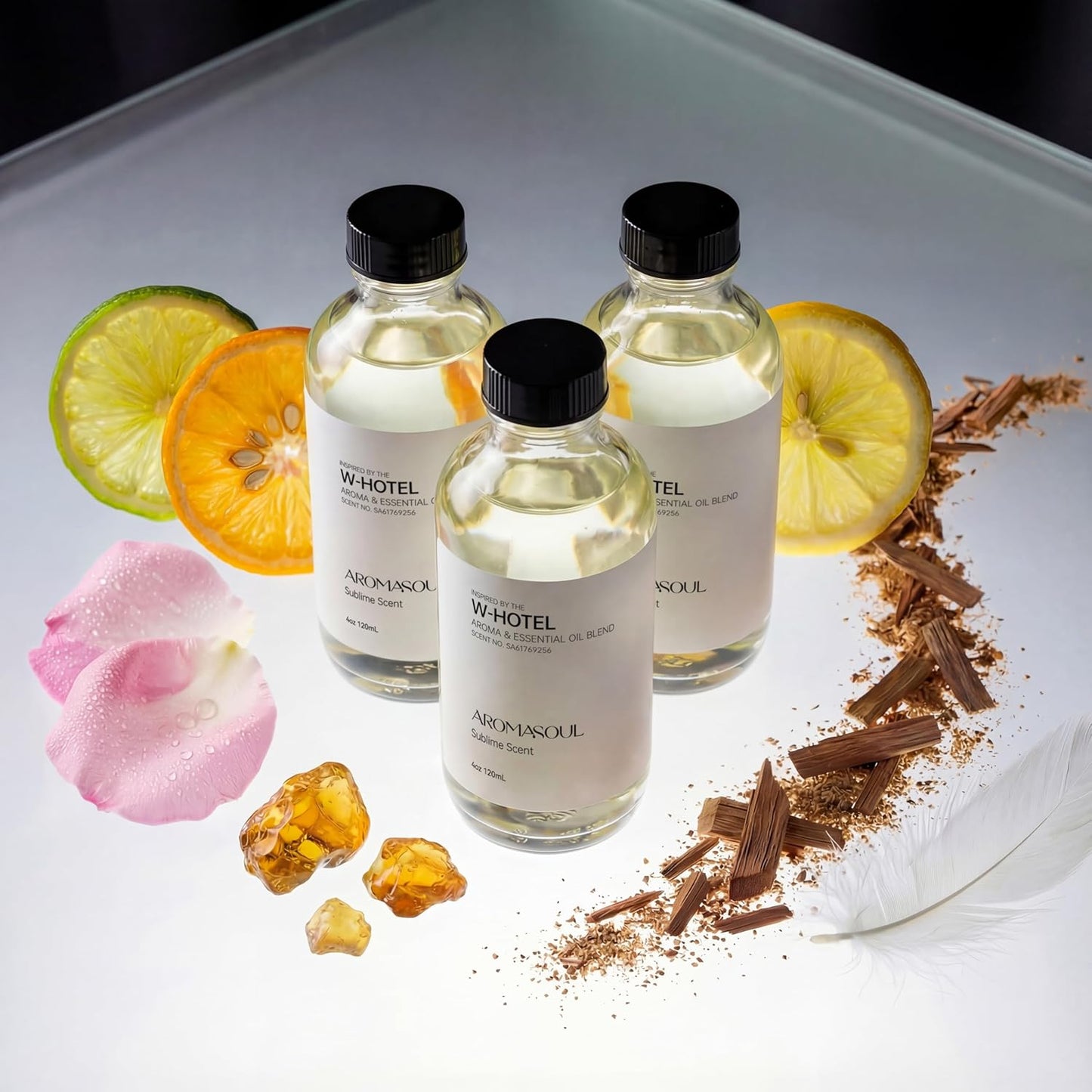 Hotel Diffuser Oil Inspired by W-Hotel Scent - Premium Fragrance Oil for Ultrasonic and Waterless Diffuser - 120 mL, 4 fl oz