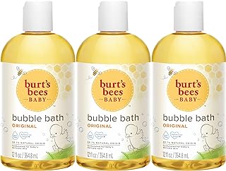 Burt's Bees Baby Bubble Bath, Original Scent, Tear Free Baby Wash for Delicate Skin, 98% Natural Origin, 12 Fl Oz (Pack of 3)