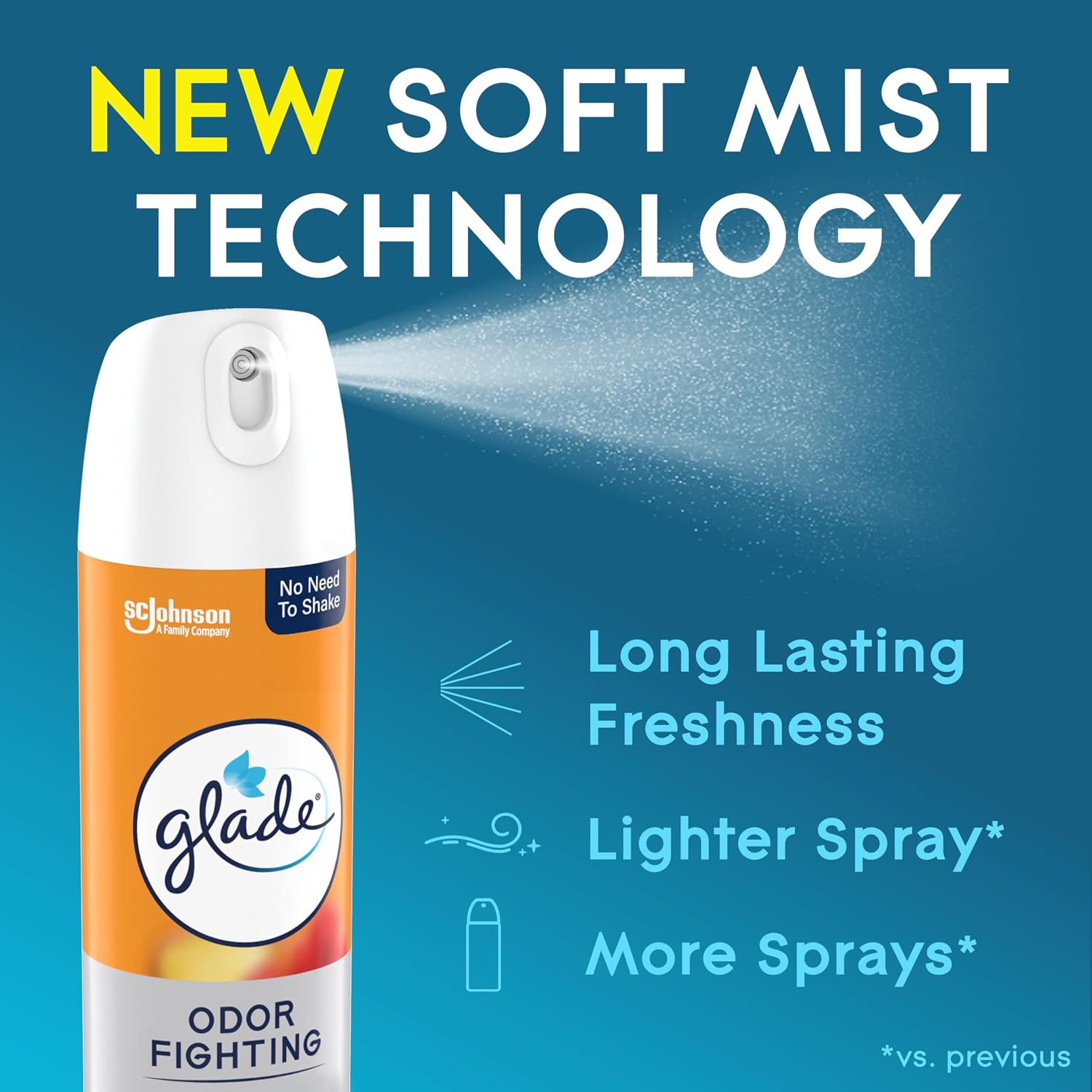Glade Air Freshener Room Spray, Hawaiian Breeze Scent, Odor Fighting to Deliver Long Lasting Freshness, 8 Oz, 2 Count