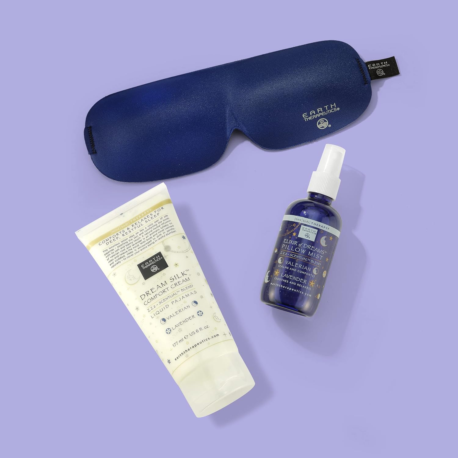 Earth Therapeutics Elixir of Dreams Pillow Mist – Natural Mist with Therapeutic Essences of Valerian Root & Lavender – Natural Relaxation Aid