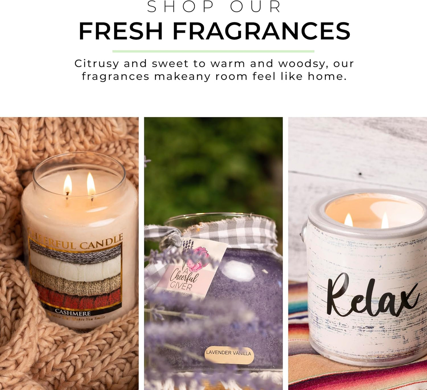 A Cheerful Giver - Juicy Peach Scented Glass Jar Candle (24 oz) with Lid & True to Life Fragrance Made in USA