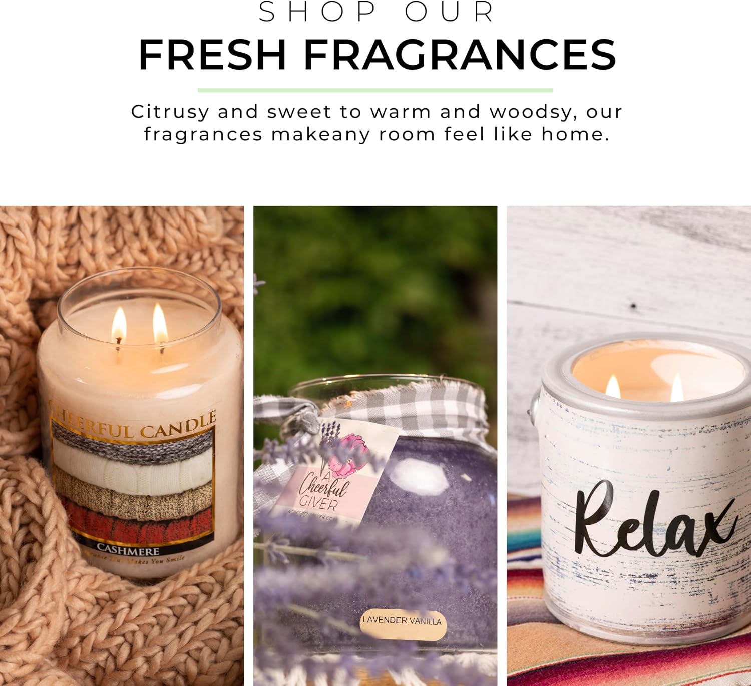 A Cheerful Giver - Juicy Peach Scented Glass Jar Candle (24 oz) with Lid & True to Life Fragrance Made in USA