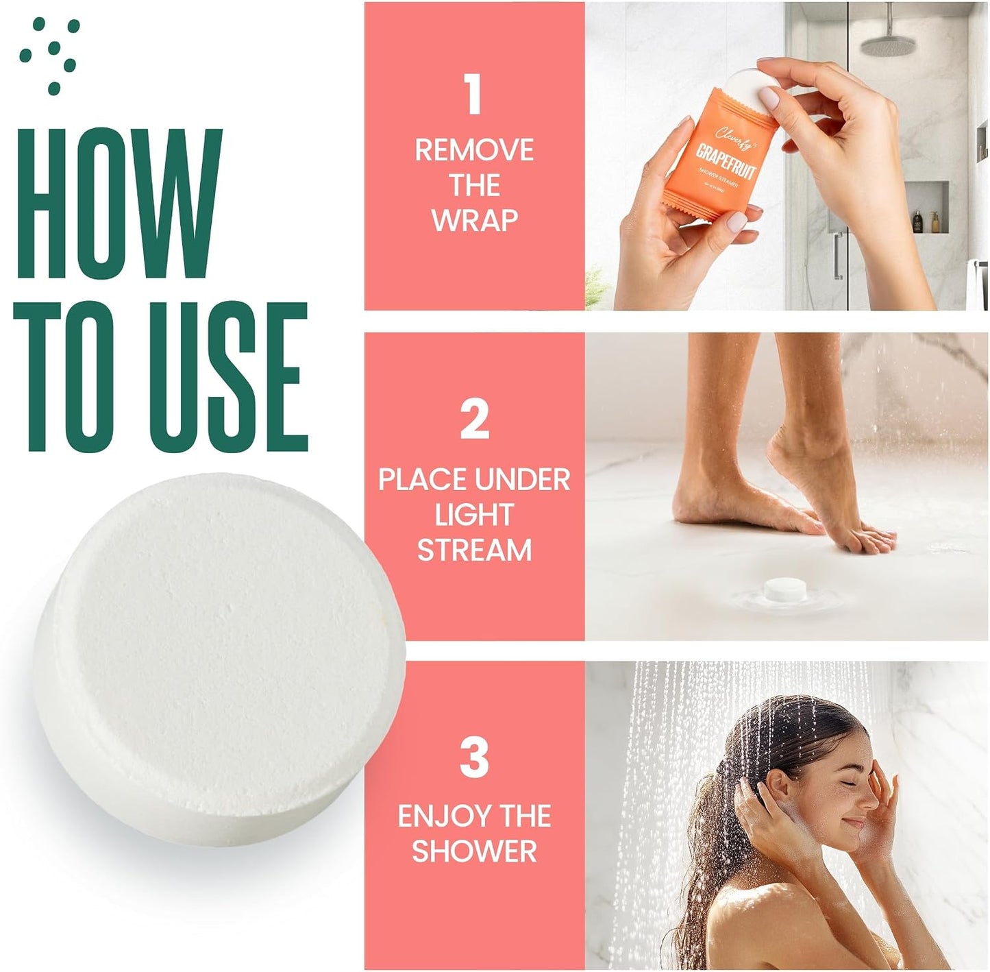 Cleverfy Shower Steamers Aromatherapy for Women and Men – 6 x 18 Pack