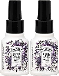 Poo-Pourri lavender vaniilla Scent Odor Eliminator 1.4 oz. Liquid. 2-pack