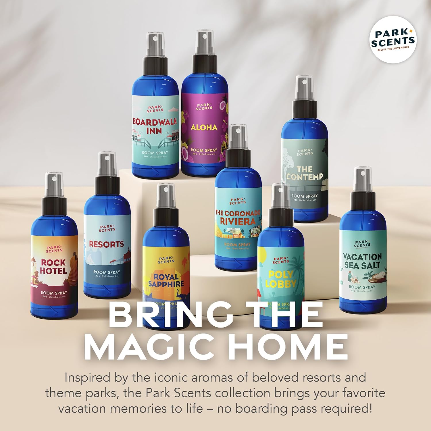 Park Scents Royal Sapphire – Theme Park Resort Hotel Fragrance Room Spray – Jasmine Citrus Amber Ylang Ylang – Luxury Air Freshener Spray – Birthday Gifts for Women, Sister, Hostess, Best Friend (4oz)