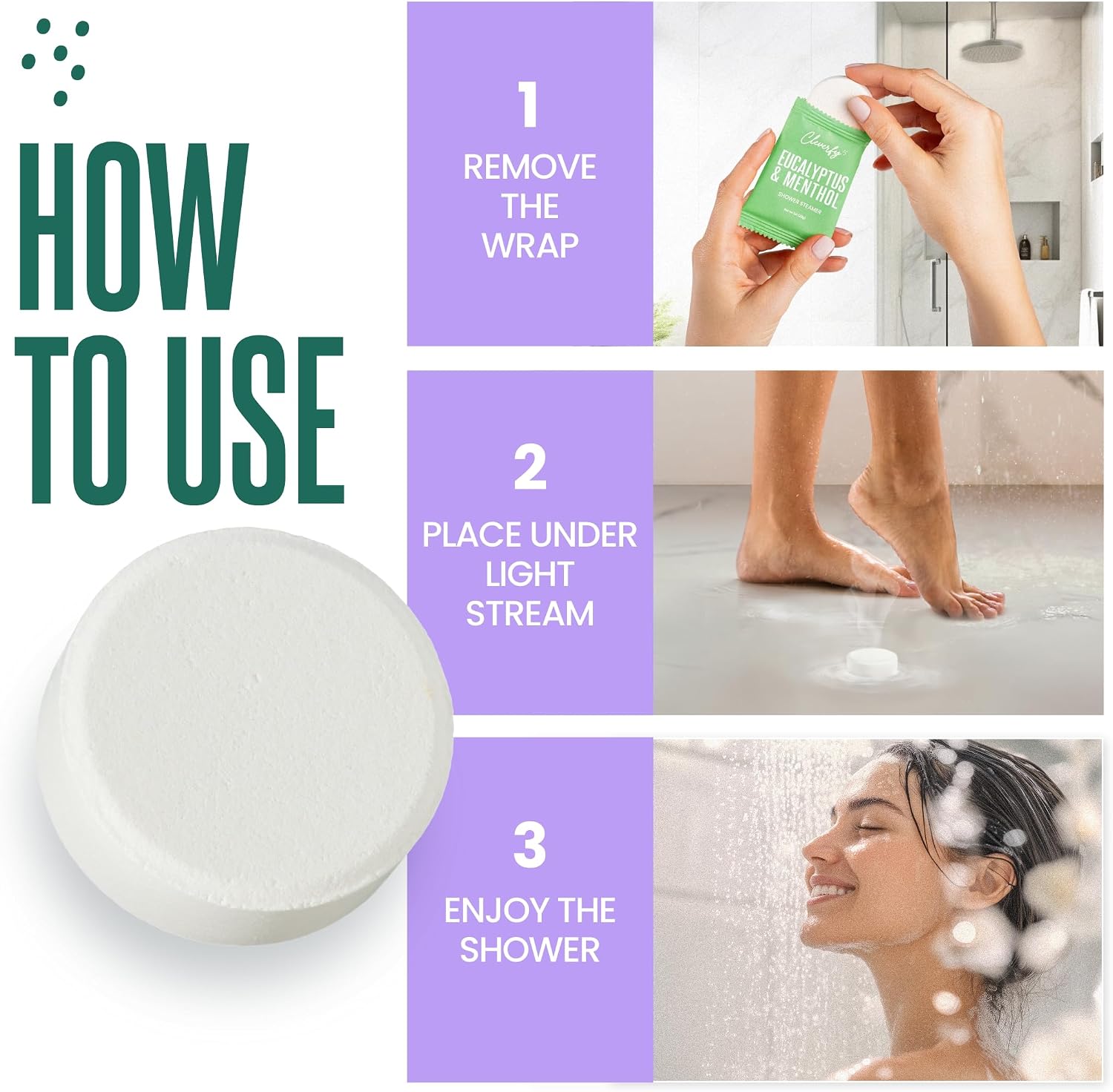 Cleverfy Shower Steamers Aromatherapy for Women and Men – 6 x 2 Pack